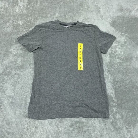 Kenneth Cole New York Gray Crewneck T-Shirt Small Organic Cotton Blend 6879 - Picture 1 of 6